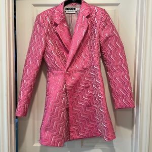 ROTATE hot pink blazer mini dress worn once
